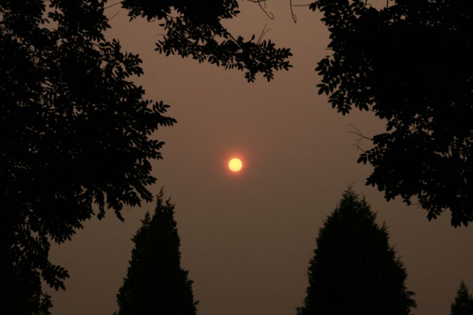 China,Peking,Smog,Himmelstempel