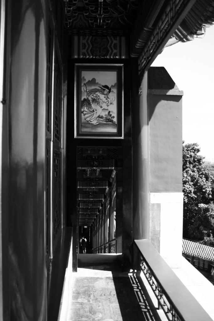 B & W,China,Peking,Sommerpalast