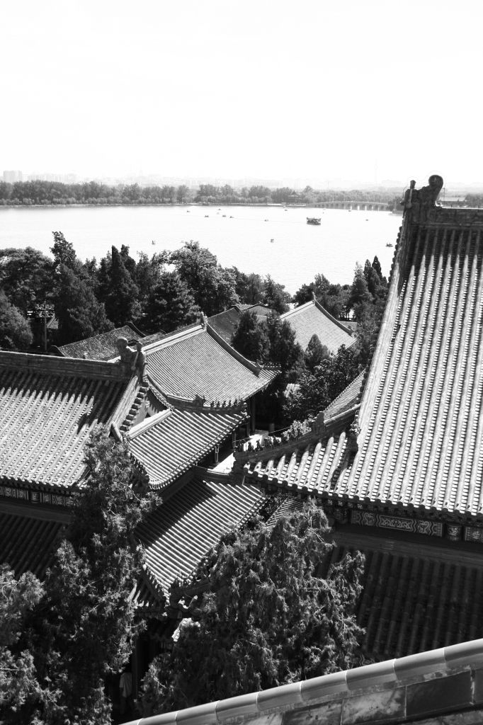 B & W,China,Peking,Sommerpalast