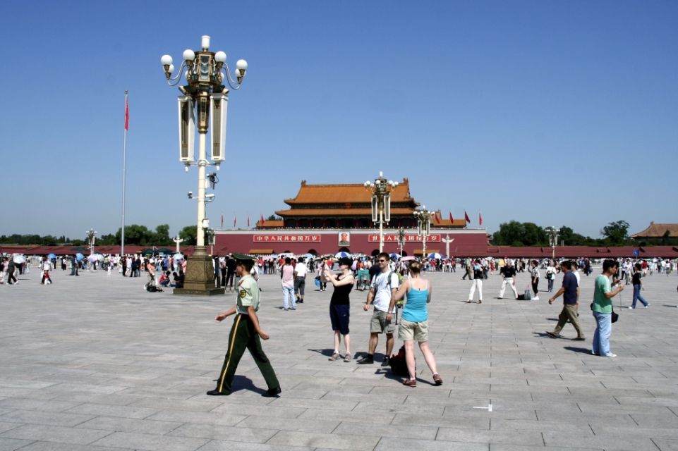 Soldat,China,Peking,Platz des himmlischen Friedens
