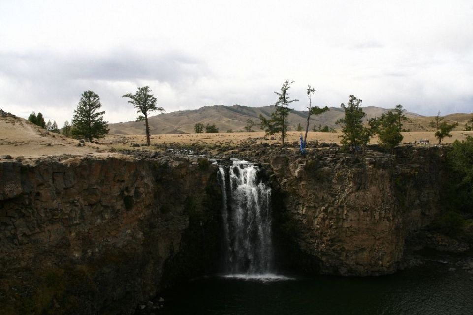 Mongolei,Wasserfall