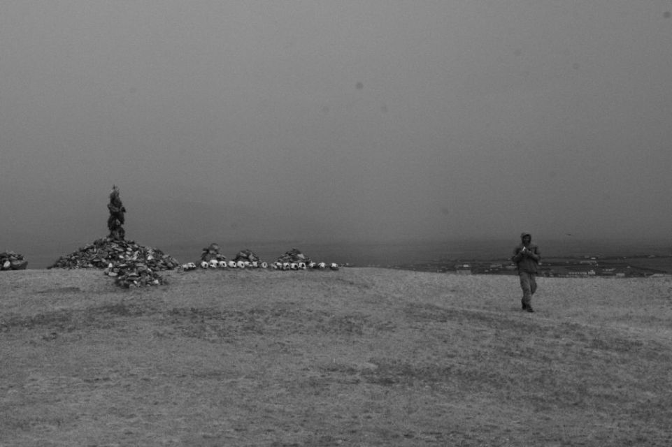 Mongolei,B & W