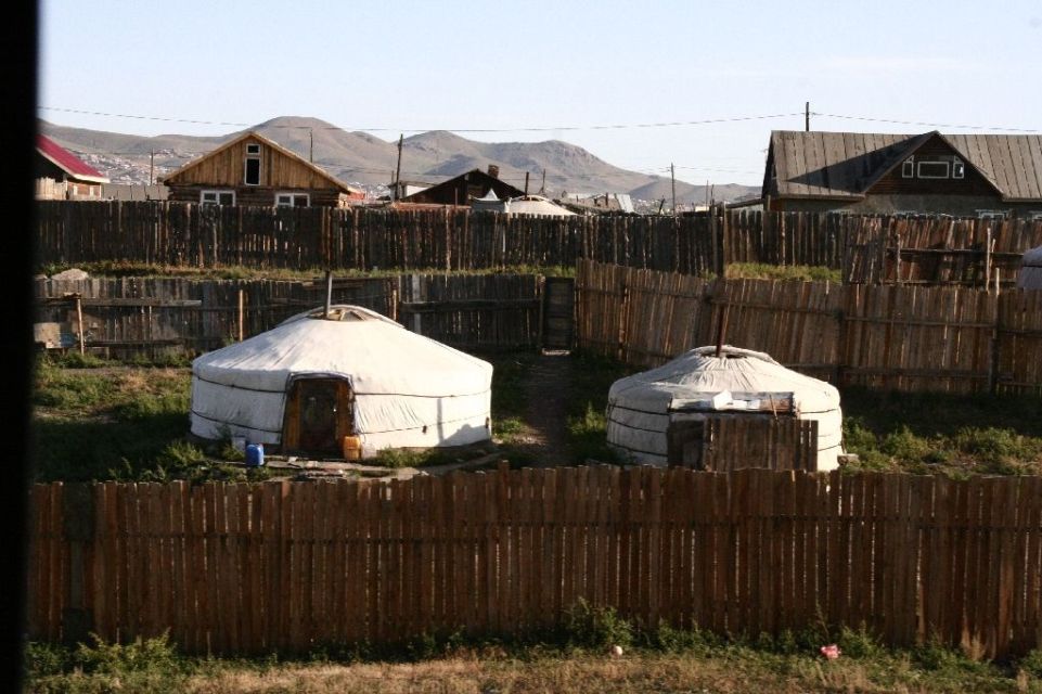 Mongolei,Ulan Bator,Zug,Jurte