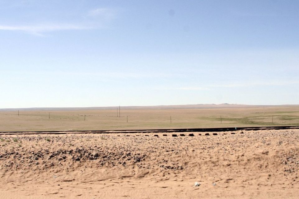 Mongolei,Zug,Staub