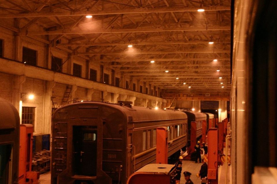Mongolei,Zug,Spurwechsel