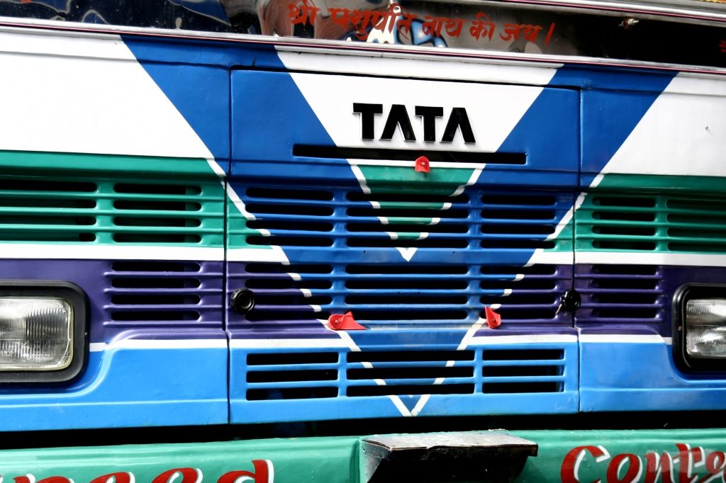 Farben,Verkehr,Nepal,Lastwagen