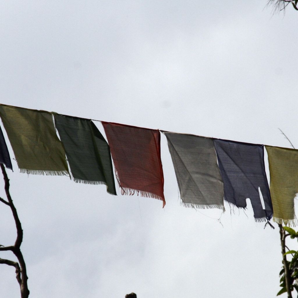 Nepal,Kathmandu,Gebetsfahnen