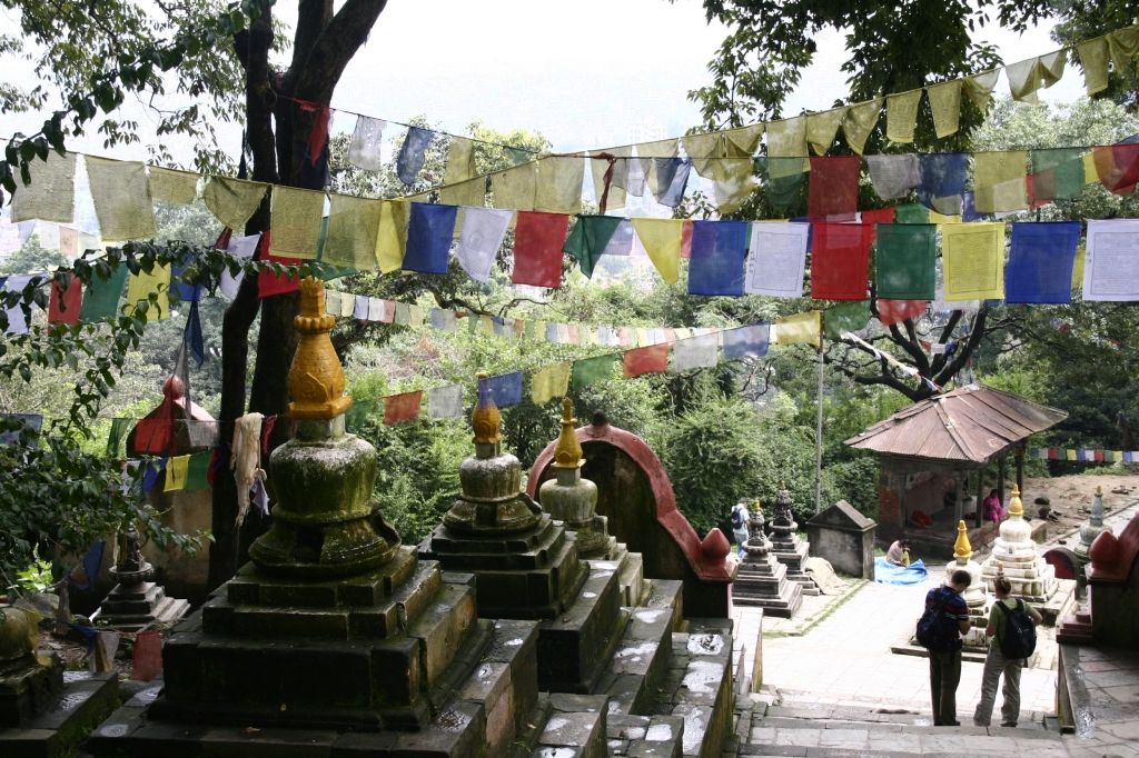 Nepal,Kathmandu,Gebetsfahnen