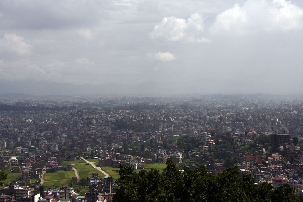 Smog,Nepal,Kathmandu,Skyline