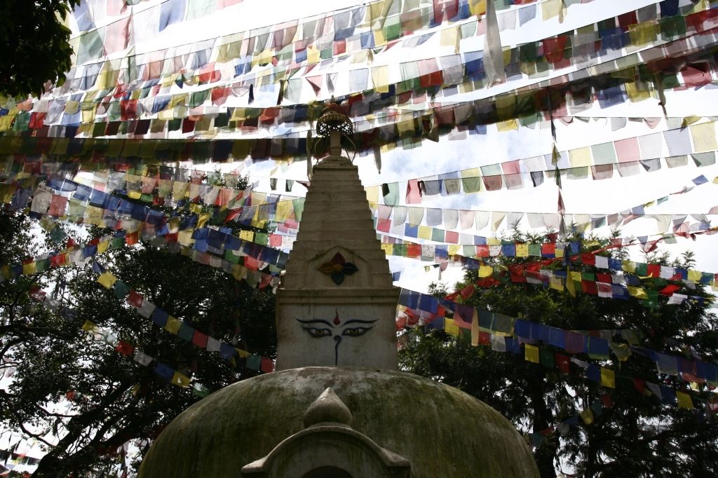 Nepal,Kathmandu,Gebetsfahnen