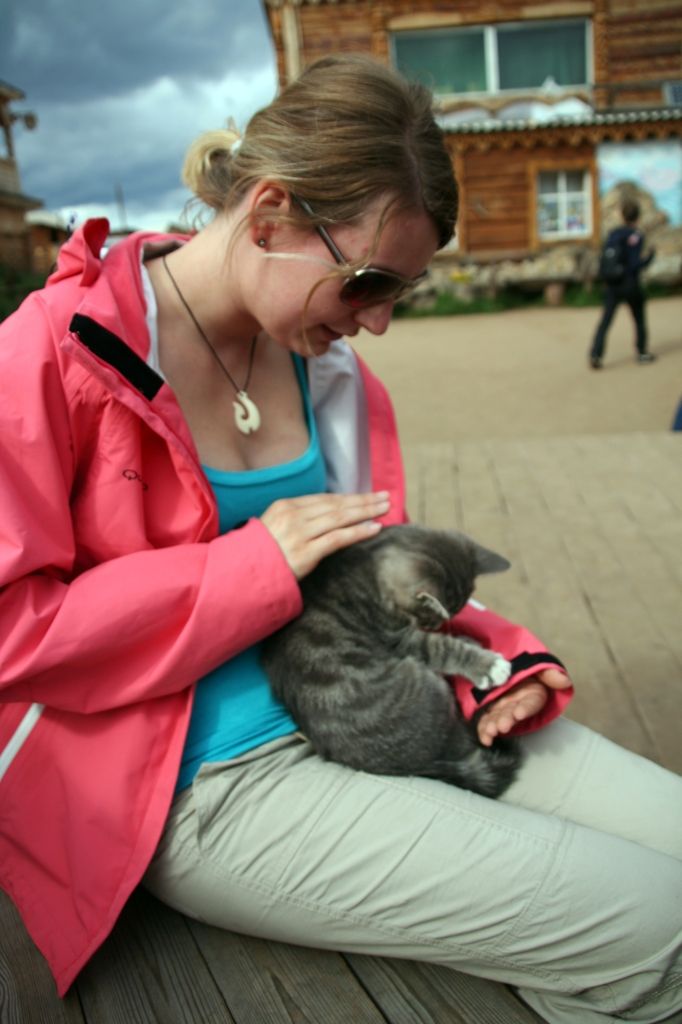 Baikalsee,Russland,Katze