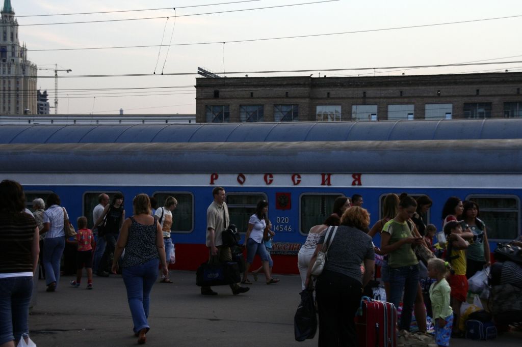 Moskau,Russland,Bahnhof