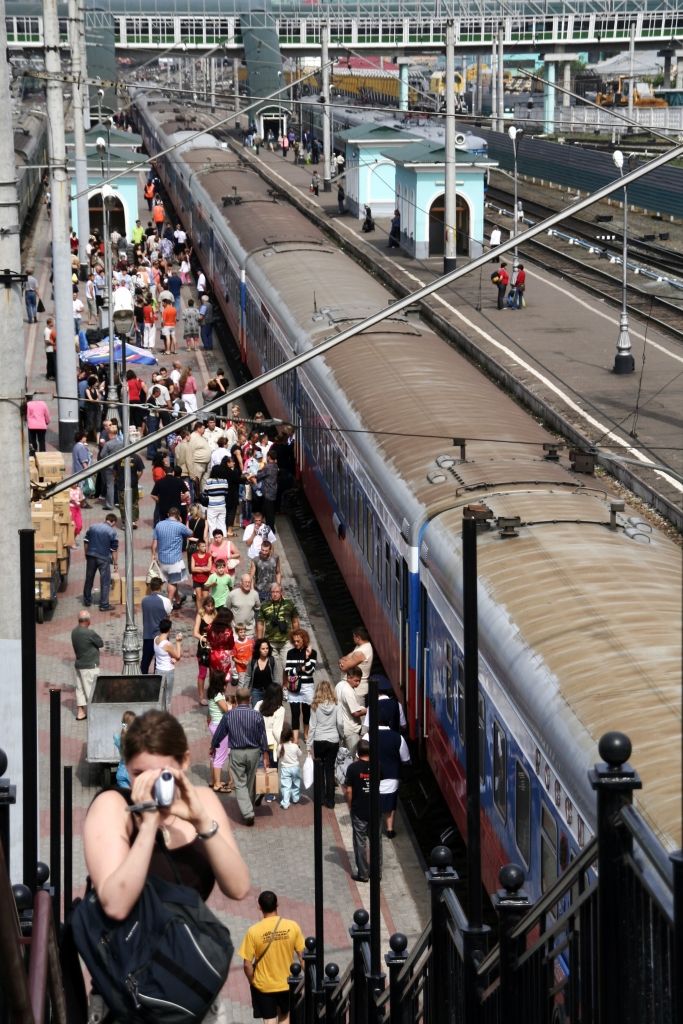 Zug,Russland,Omsk