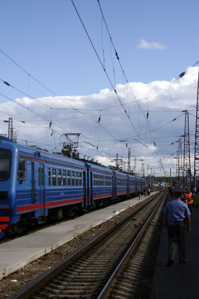 Russland,Bahnhof,Ilanski