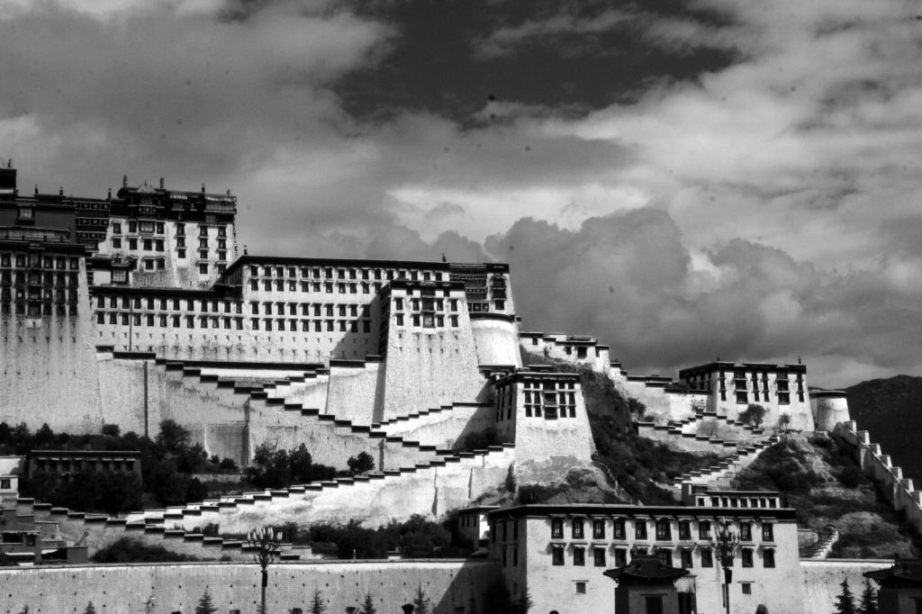 B & W,Lhasa,Tibet,Potala