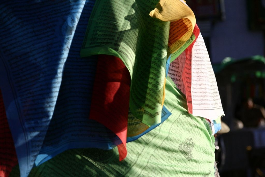 Farben,Lhasa,Gebetsfahnen,Tibet