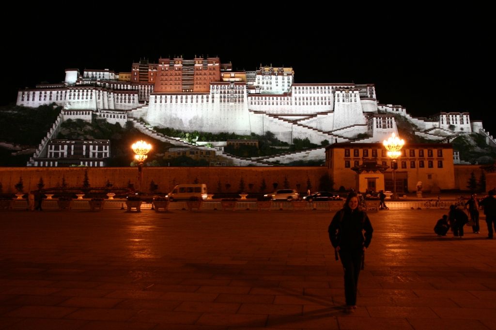 Lhasa,Tibet,Nacht