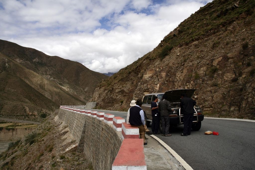 Tibet,Autopanne