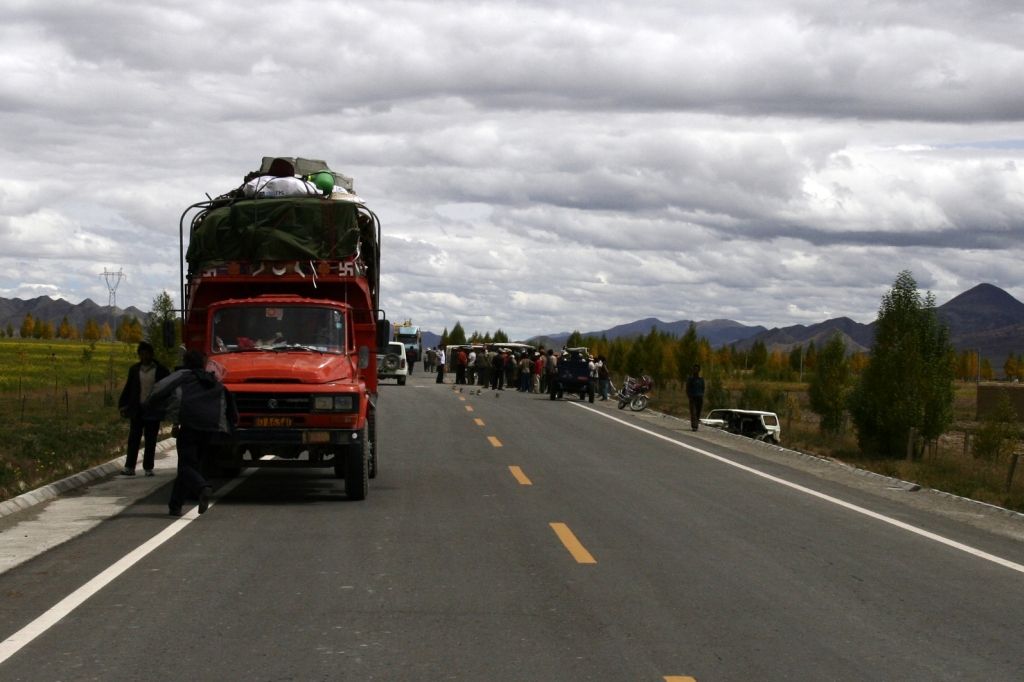Tibet,Unfall